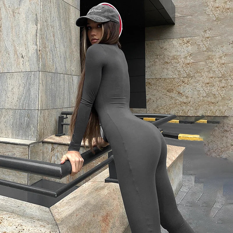 אוברול צמוד בסגירת רוכסן מכנסי פדאלפון - פיקסי