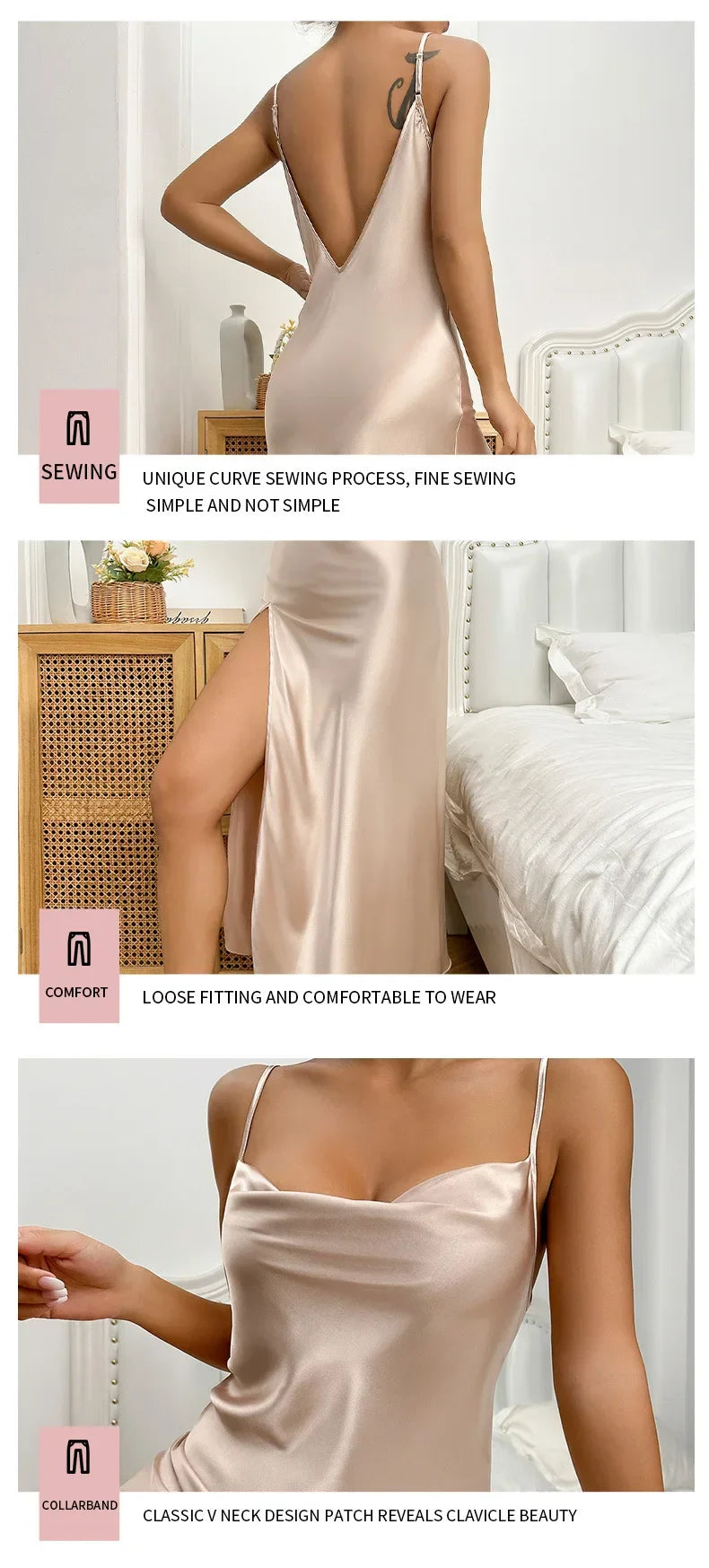 שמלת מידי סאטן קלילה - אניה