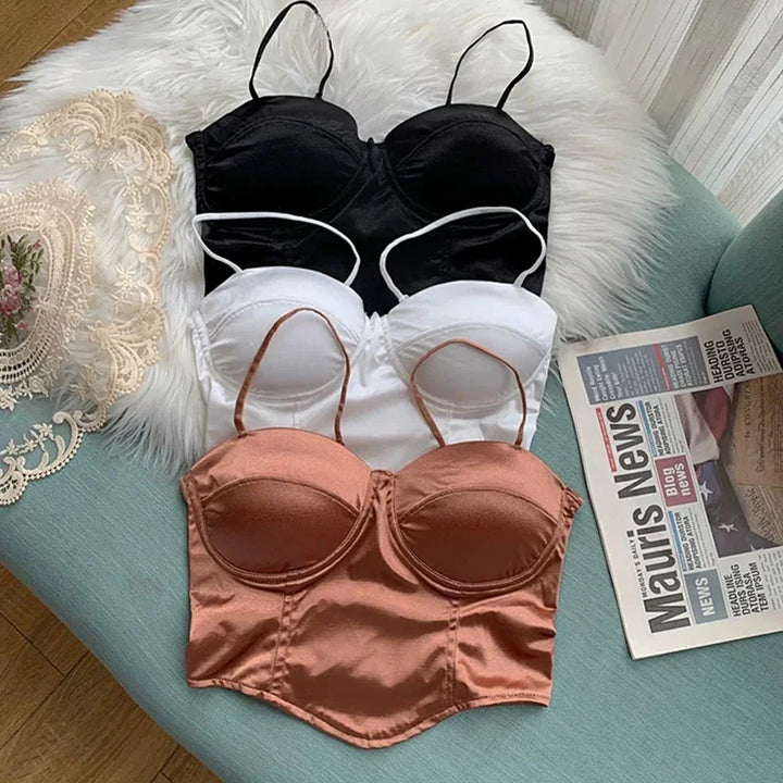 Satin Top - Clay 