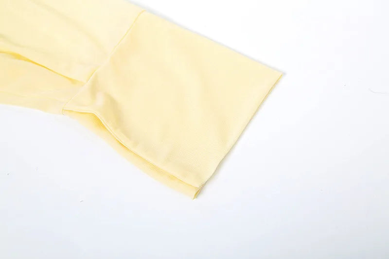 שמלת מיני שיפון בעיצוב קיפולים סגירת כפתורים -  Arabella