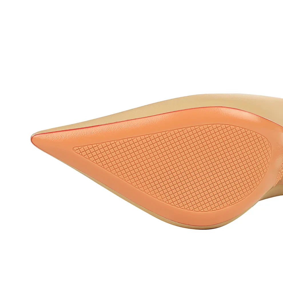 נעלי עקב שפיץ סאטן - מריסה