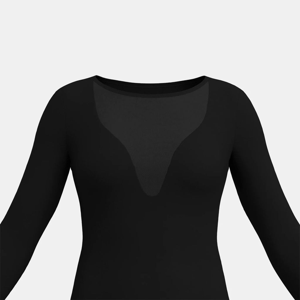 שמלת מיני צמודה אלגנטית בעיטור רשת - Kiana