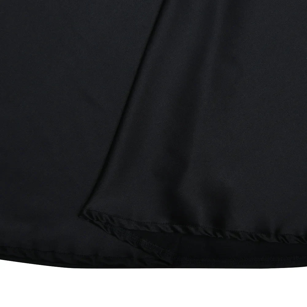 שמלת מקסי בעיצוב בגד גוף צמוד וחצאית סאטן - מריס