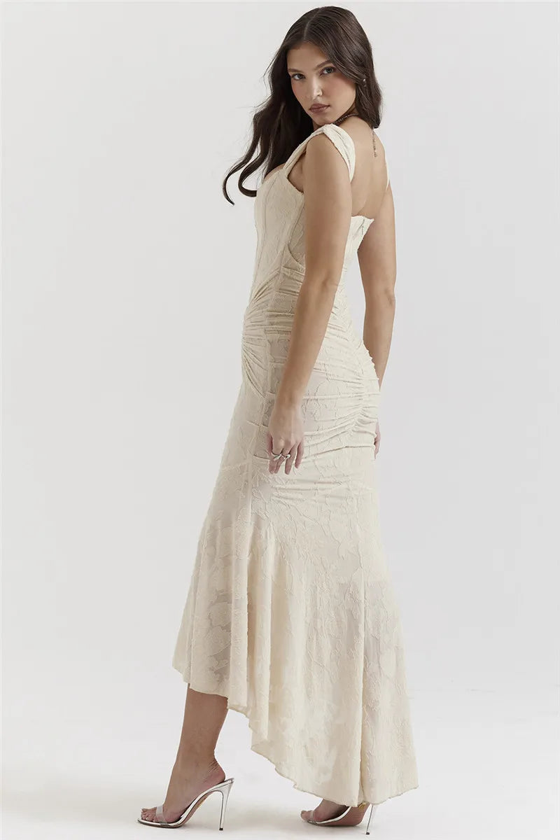 שמלת מקסי תחרה - הילאי