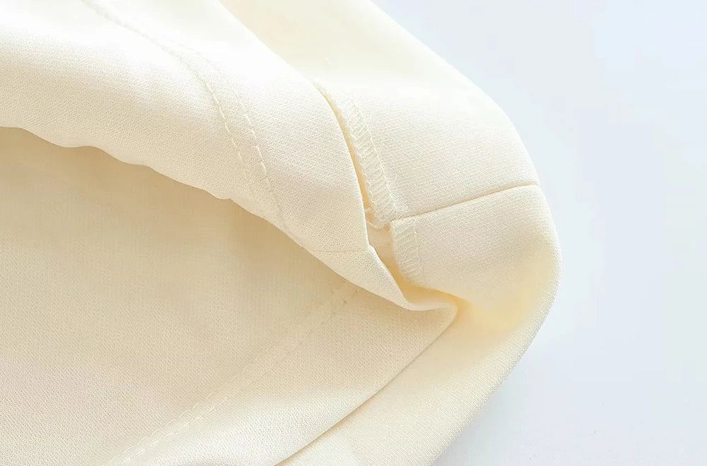 שמלת מידי סטרפלס בעיצוב קיפולים - Emmy