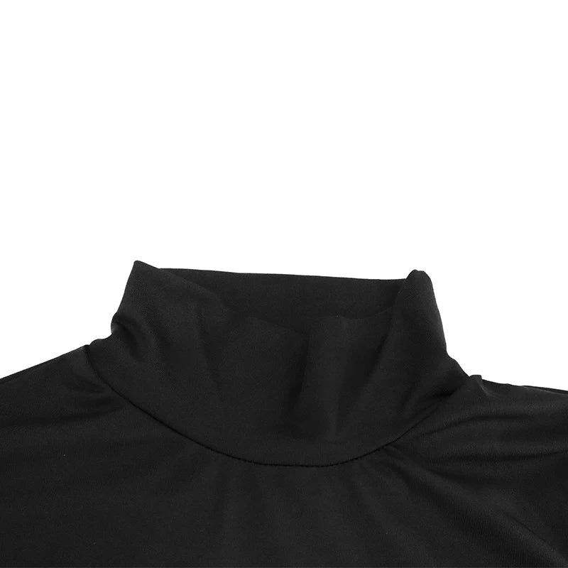 שמלת מקסי צווארון גולך בעיצוב כיווצים וקשירה - מרגריטה