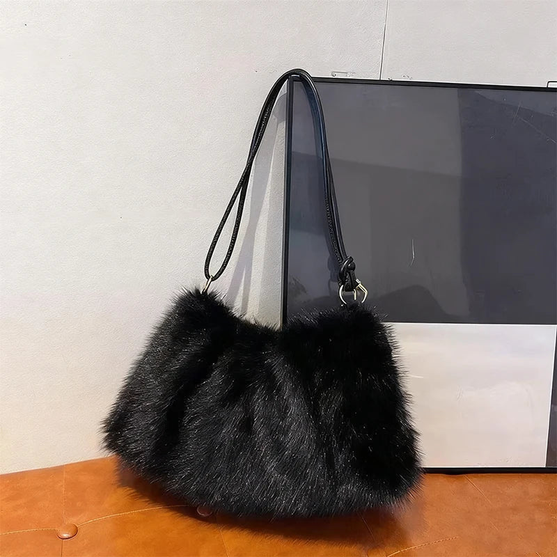 Fur design bag
