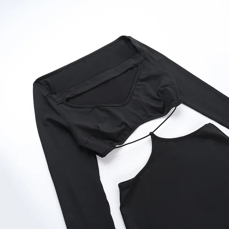 שמלת מקסי בעיצוב פתחים - מוס