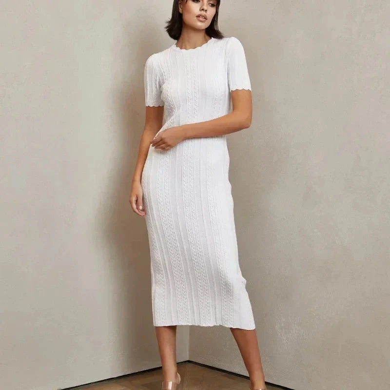 שמלת מידי סרוגה - טולה