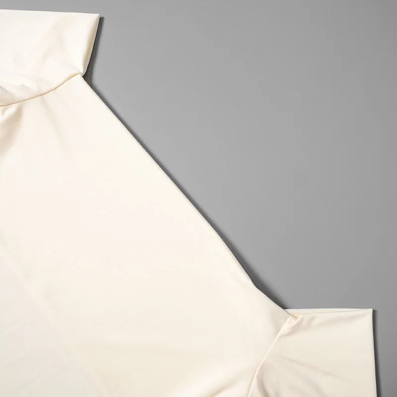 חולצה צמודה בייסיק כתפיים חשופות - יעלה