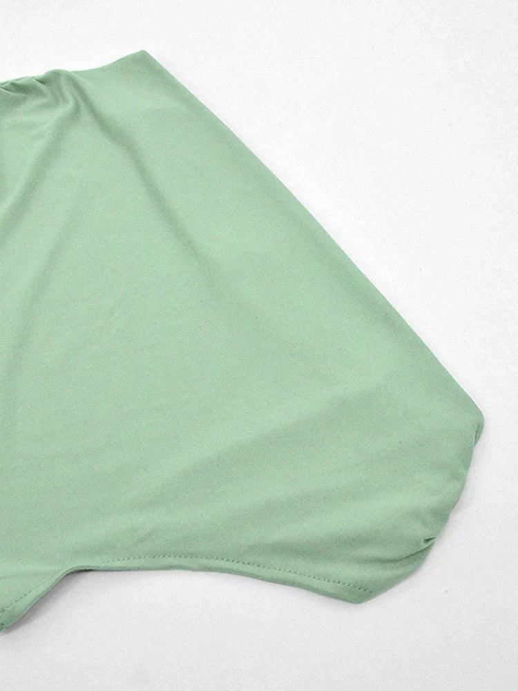 שמלת מקסי כתפייה אחת בעיצוב אסימטרי - RONEL