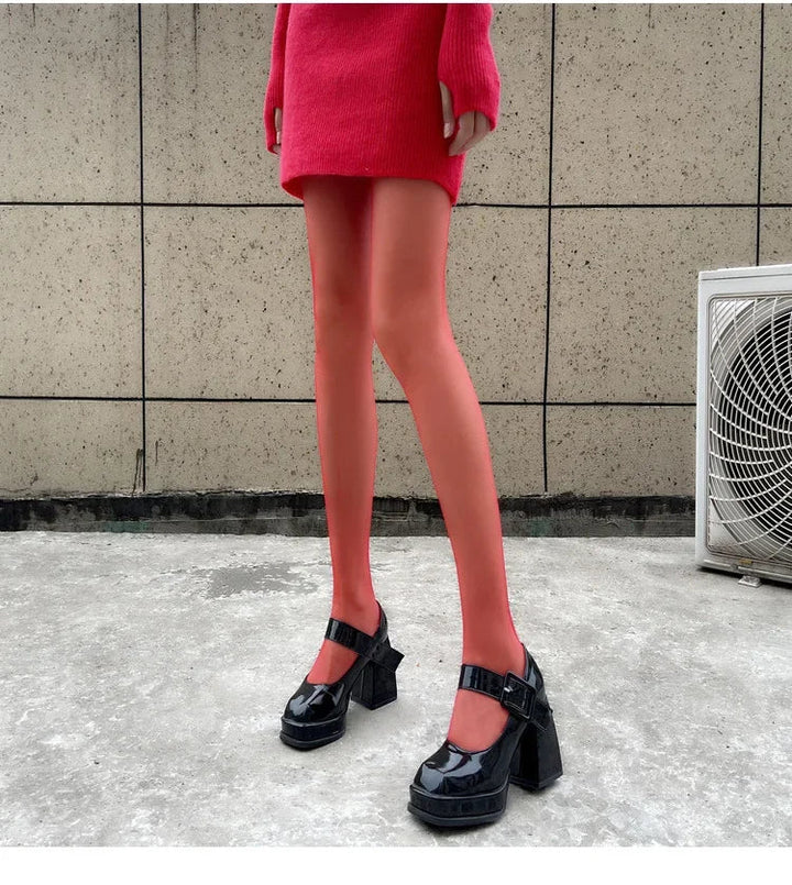 Opaque / sheer tights in a variety of colors