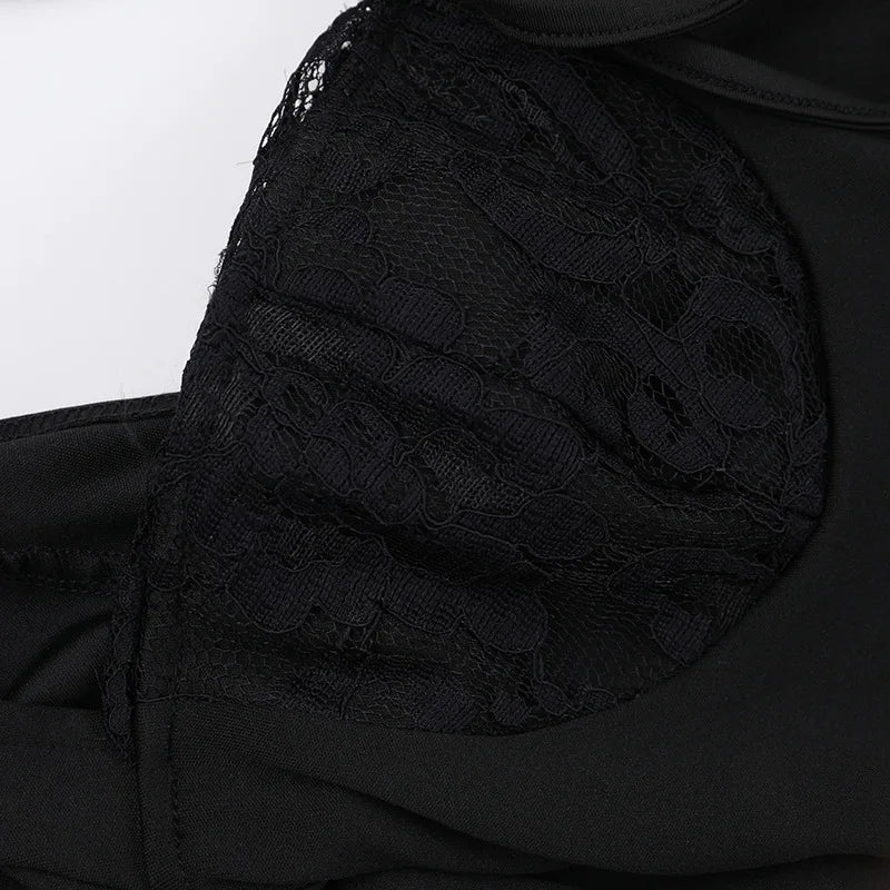 שמלת מקסי בעיטור תחרה - מוראלה