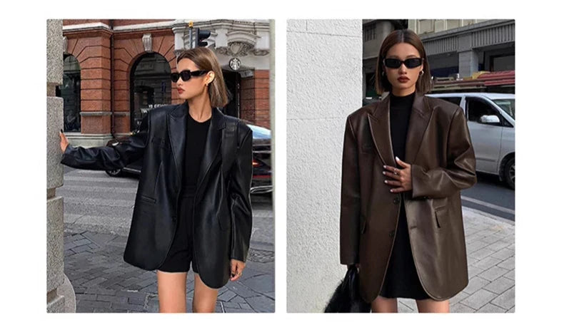 ג'קט עור מחויט - ראשל