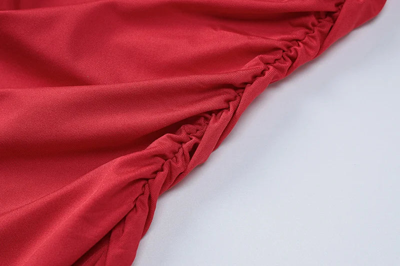 שמלת מיני בעיצוב אסימטרי ופתחים - LOLITA