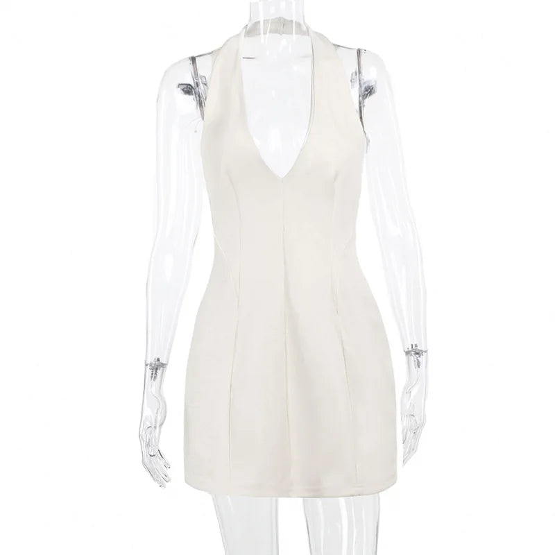 שמלת מיני מחשוף V עמוק - מאדי