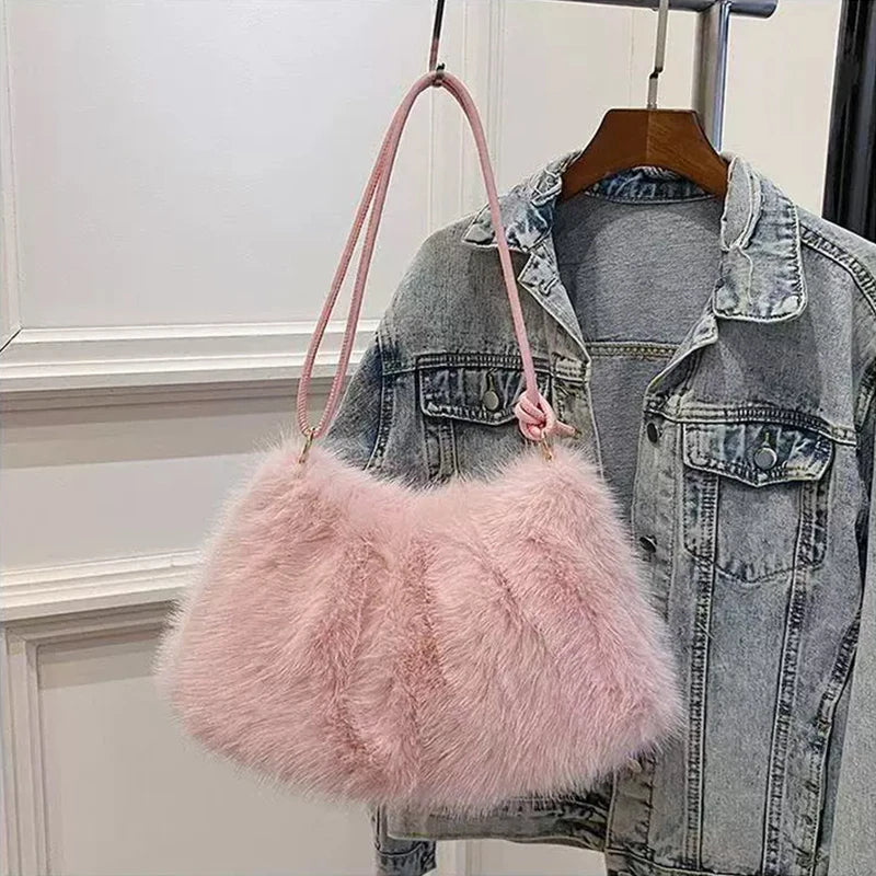 Fur design bag