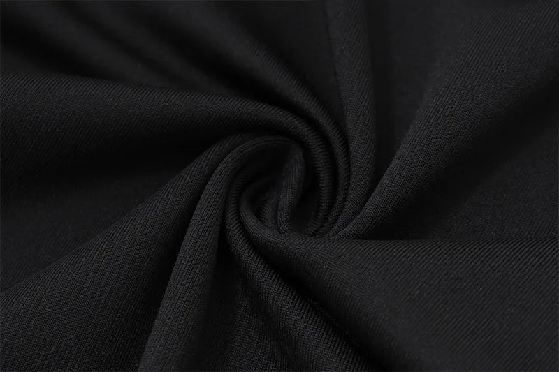 אוברול ארוך בעיטור תחרה בד מחטב גב פתוח  - מיקה