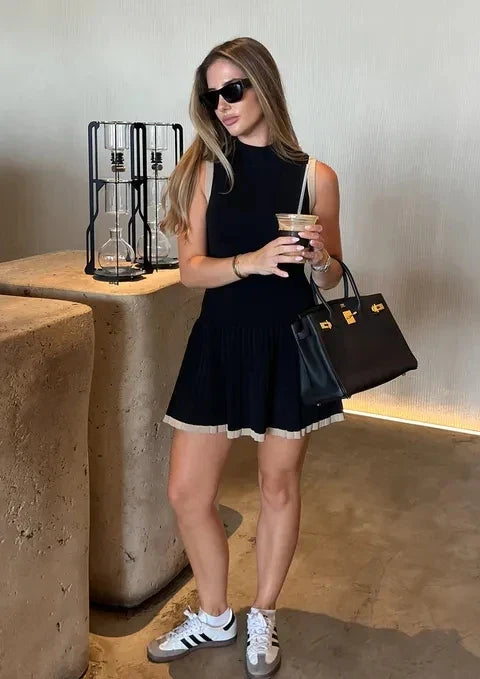 שמלת מיני סרוגה - Virginia