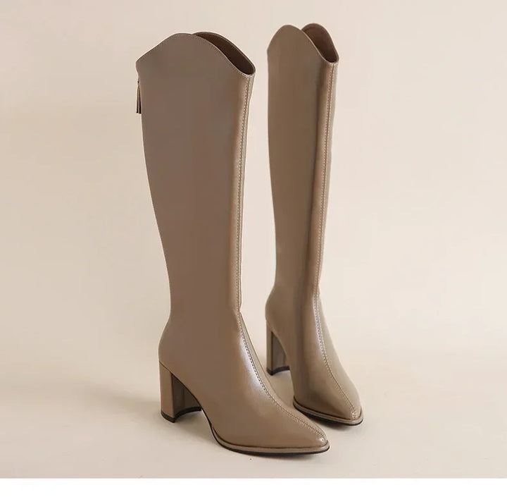 High leatherette boots - WIN