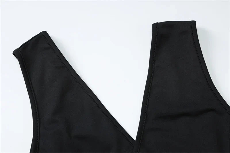 שמלת מקסי בעיצוב פתח בעיטור אבזם - ג'ני