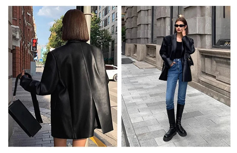 ג'קט עור מחויט - ראשל