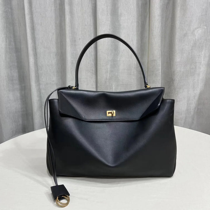 Luxury handmade leather bag - cowhide leather