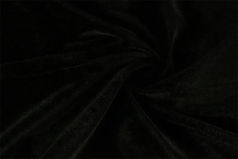 שמלת מיני גולף קטיפה בעיצוב תחרה - Alaia