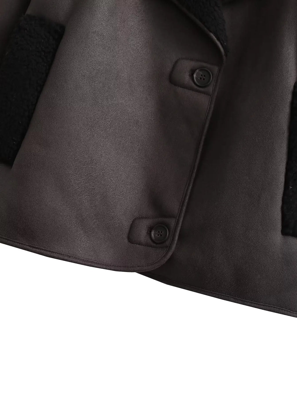 מעיל זמש פרווה פנימית - מולי