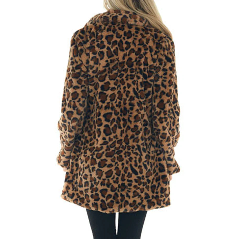 מעיל פרווה מנומר - נואר