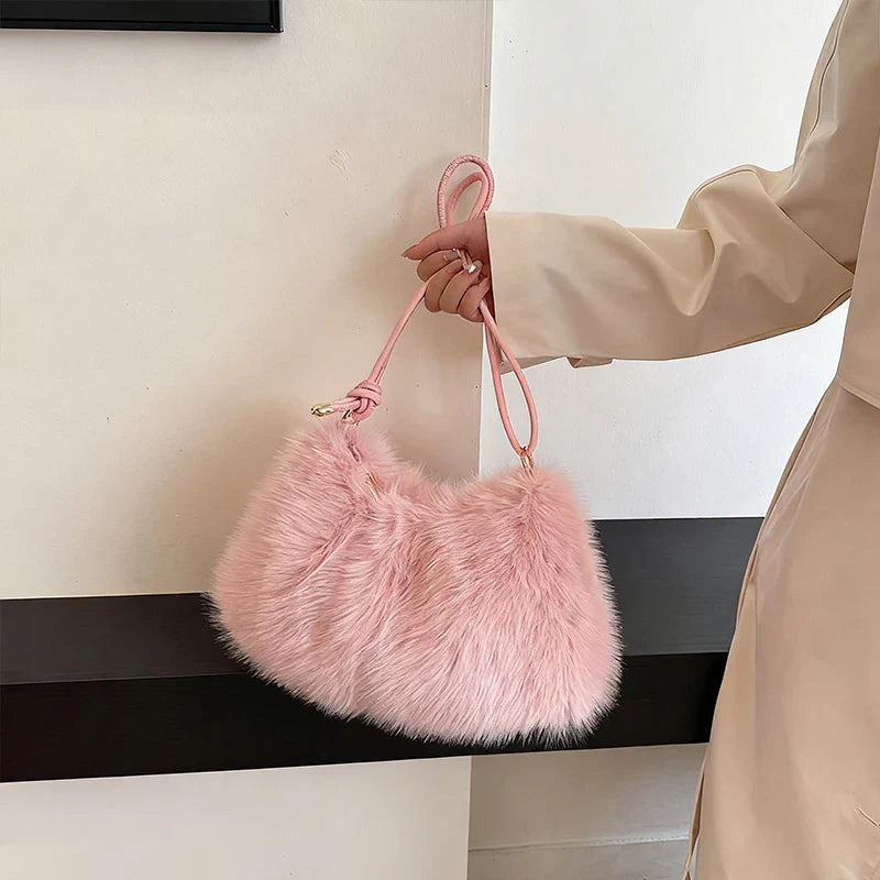 Fur design bag
