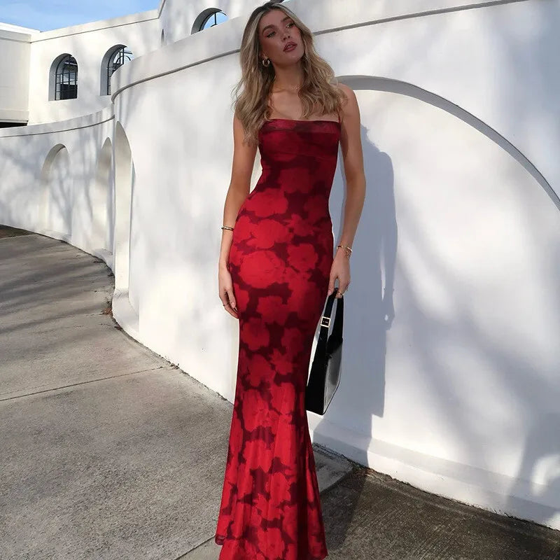 שמלת מקסי פרחונית - אביבית