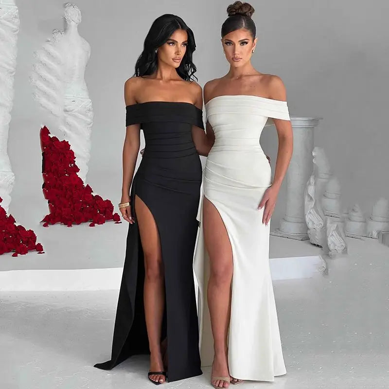 שמלת מקסי כתפיים חשופות - ג'ודי