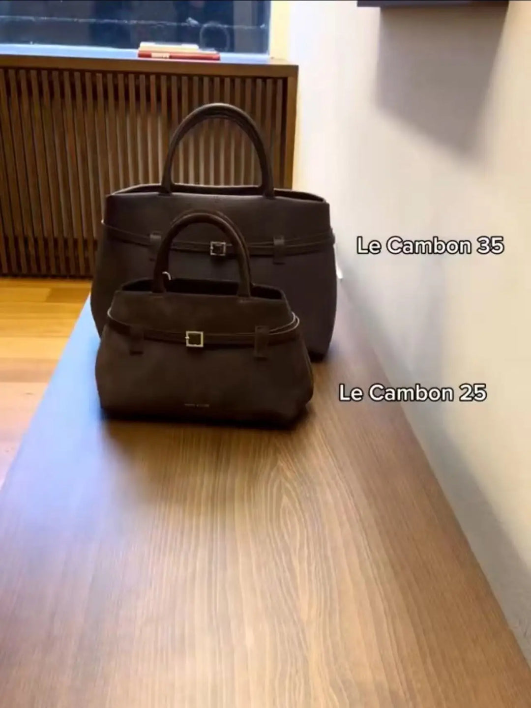 Suede / leather bag with luxury design