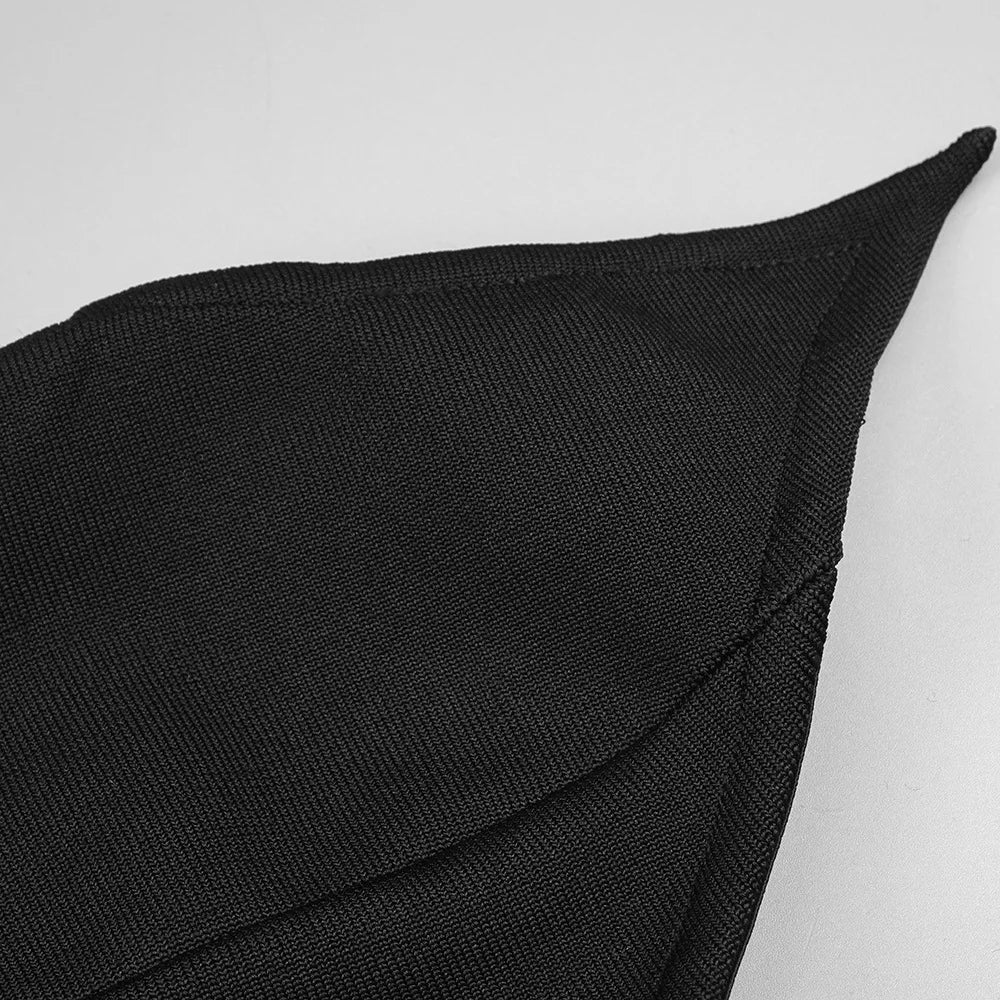 שמלת מקסי סטרפלס בעיצוב שיפון - Genesis