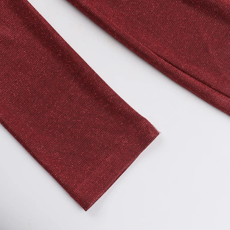 שמלת מיני נצנצים בעיצוב שסע - JASMIN