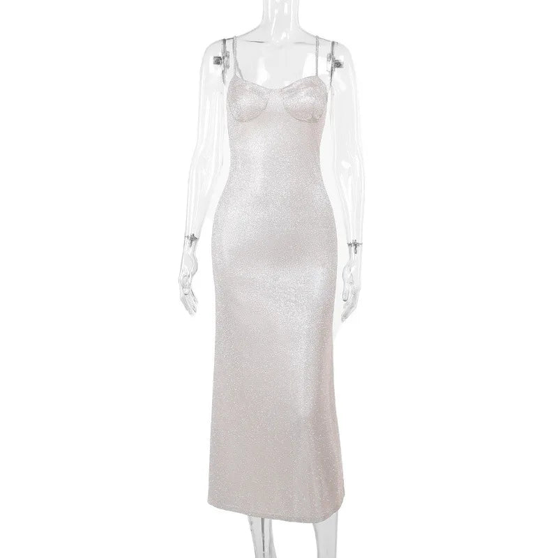 שמלת מקסי נצנצים - טיני