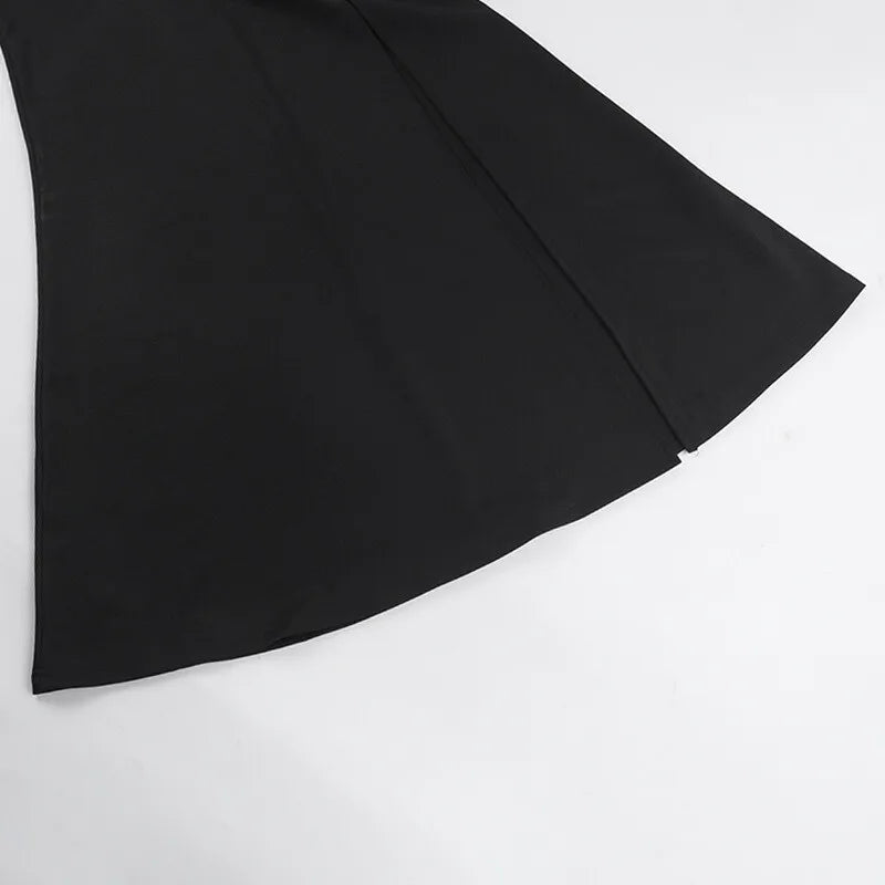 שמלת מקסי בעיצוב שסע ושרוולי תחרה - קלריסה