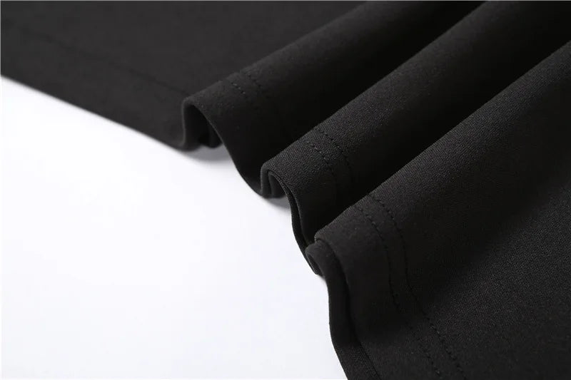 שמלת ערב מקסי סטרפלס מחויטת בד מחטב ומחמיא - ג'ון