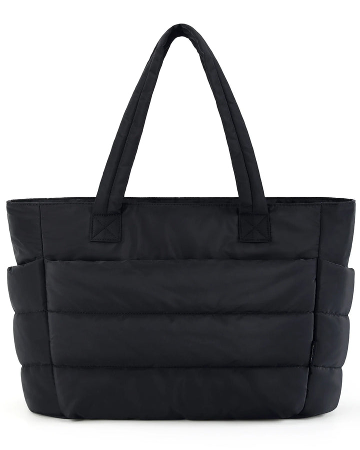 Padded carrying bag with large storage compartment