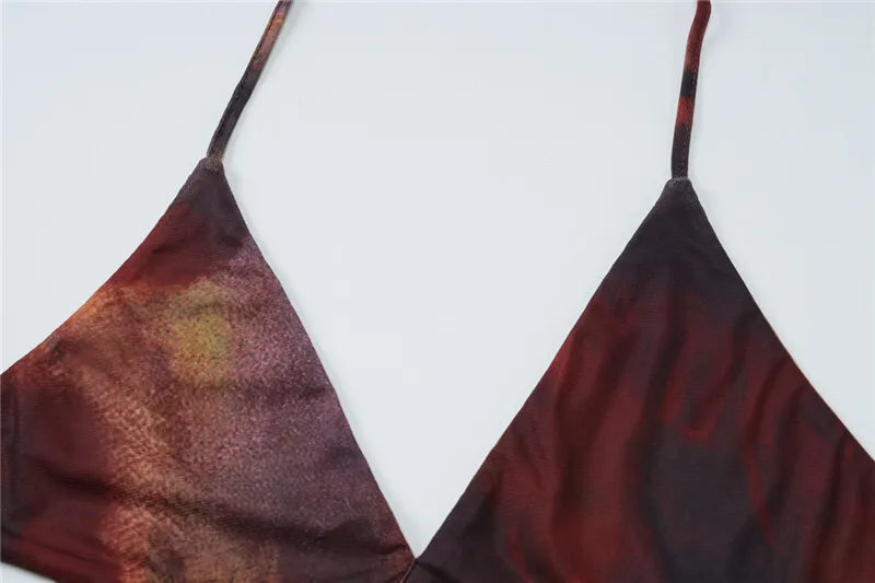 שמלת מקסי בעיצוב הדפס מיוחד בעיטור אבזם פרח - איירס