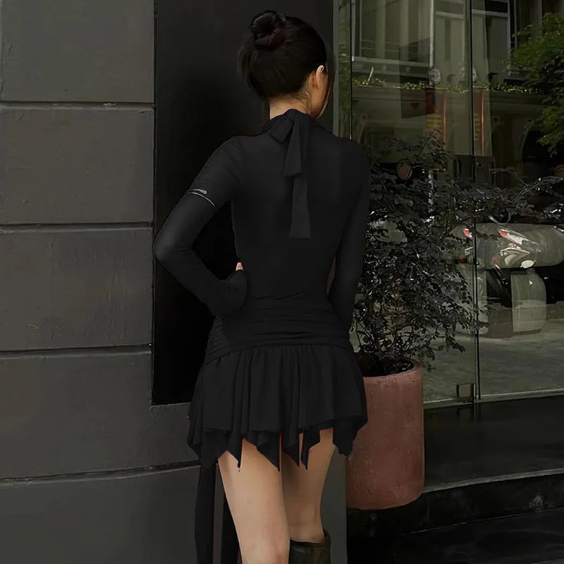 שמלת מיני בעיצוב מיוחד - גריזי