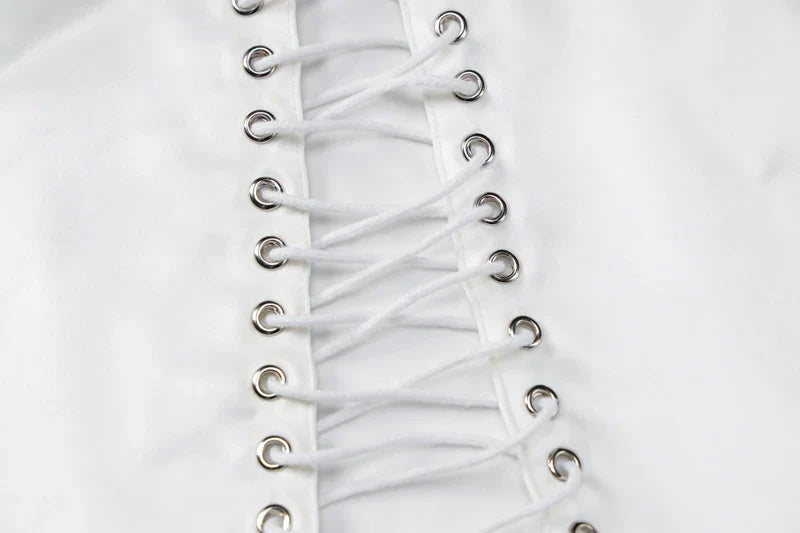 סט סאטן שני חלקים טופ סטרפלס וחצאית מקסי - סיאנה