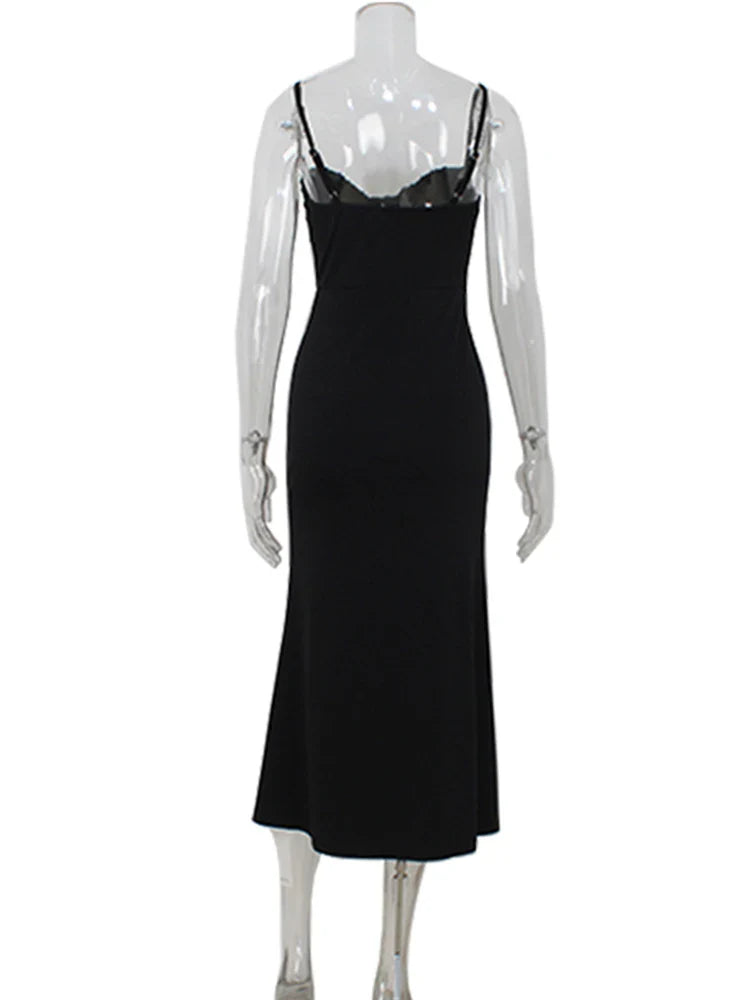 שמלת מקסי בעיטור פייטים - Yoko