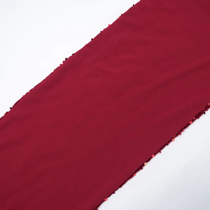 Sequin mini dress with scarf decoration - GIGI