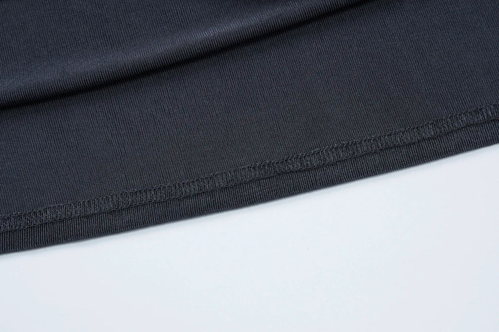 שמלת מקסי זמש סרוגה בעיצוב צווארון נופל וקשירה גב פתוח - תאלין