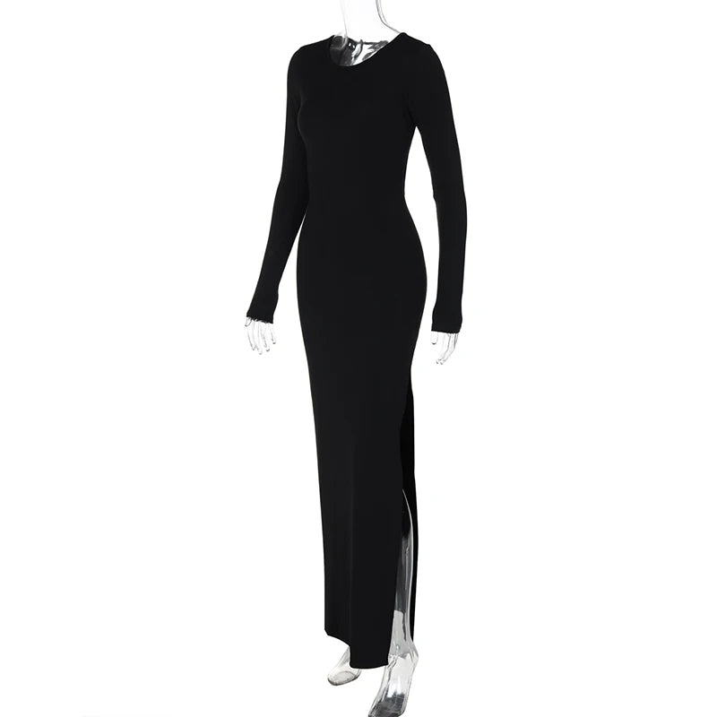 שמלת מקסי קשירות בגב - ריין