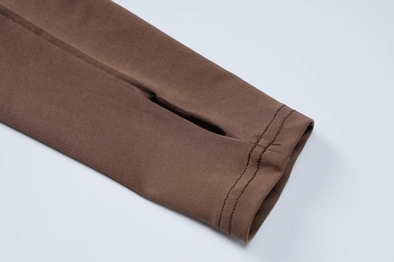 שמלת מקסי צנועה בעיצוב כיווצים - אודיה