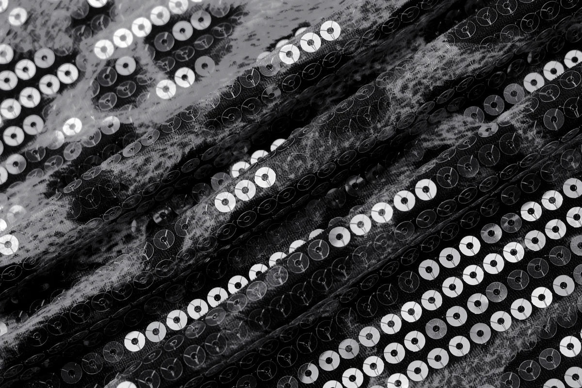 שמלת מיני סטרפלס פייטים מנומרת - Veronica