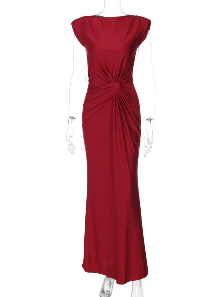 שמלת מקסי כיווצים - ורונה